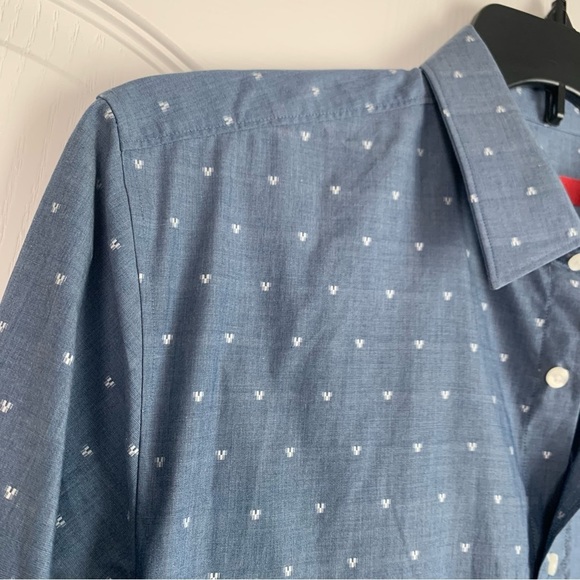 Hugo by Hugo Boss ELISHA FIL COUPE BUTTON-DOWN SHIRT - Picture 6 of 10